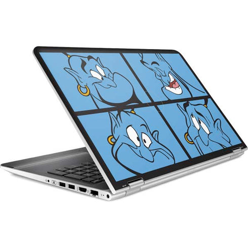 Disney Aladdin Genie Faces Grid HP Pavilion Skin